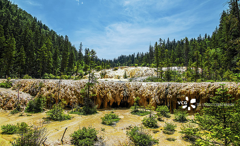 黄龙自然景观图片素材
