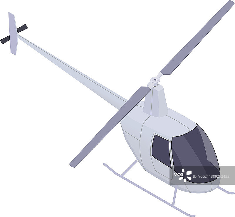 2.5D直升机图标图片素材