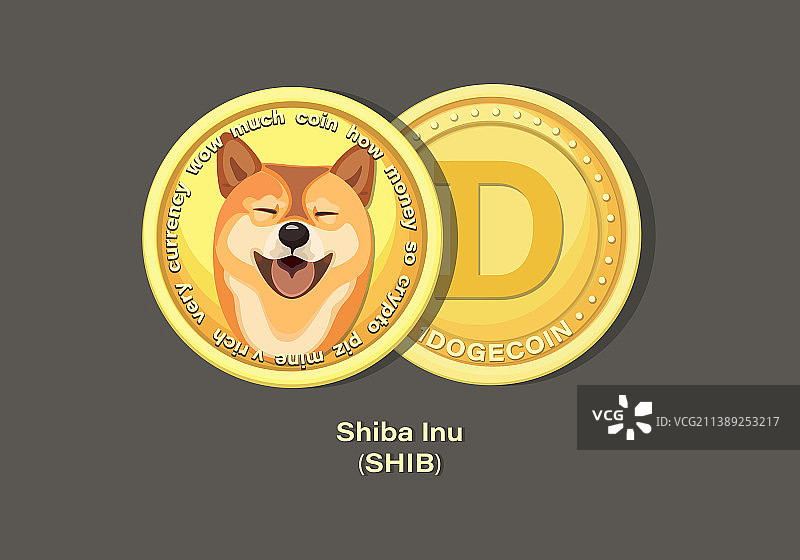 柴犬狗狗币加密货币表情包图片素材
