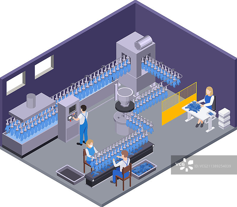 橡胶生产线构成图片素材