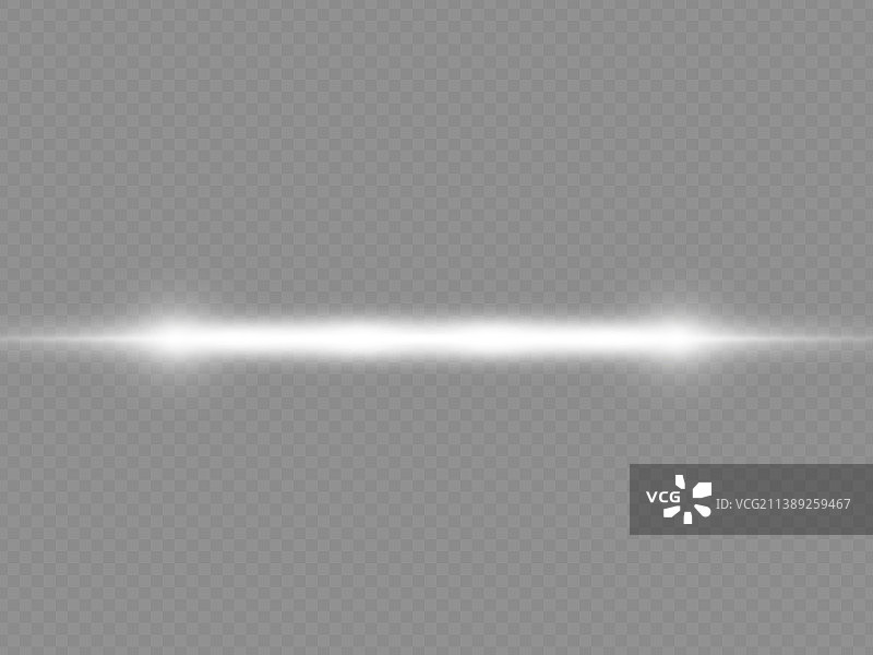 水平光线射出白色的水平线图片素材