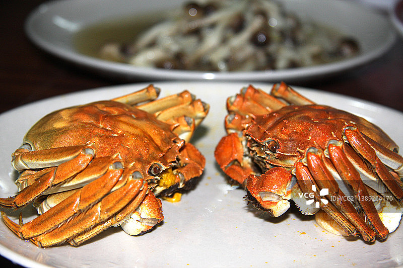 秋天的美食大闸蟹图片素材