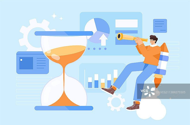 商业职场插画图片素材