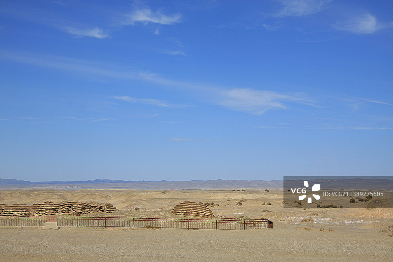 甘肃酒泉汉长城风光图片素材