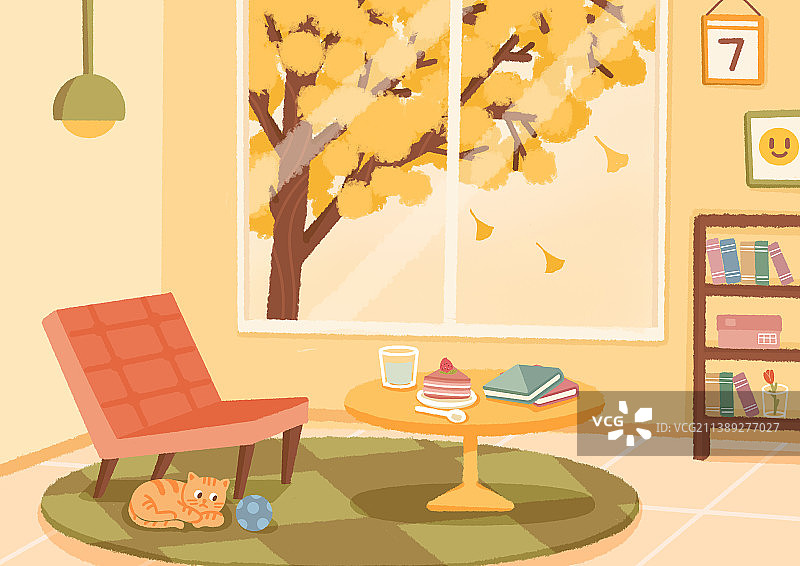 立秋，室内，节气，家居图片素材