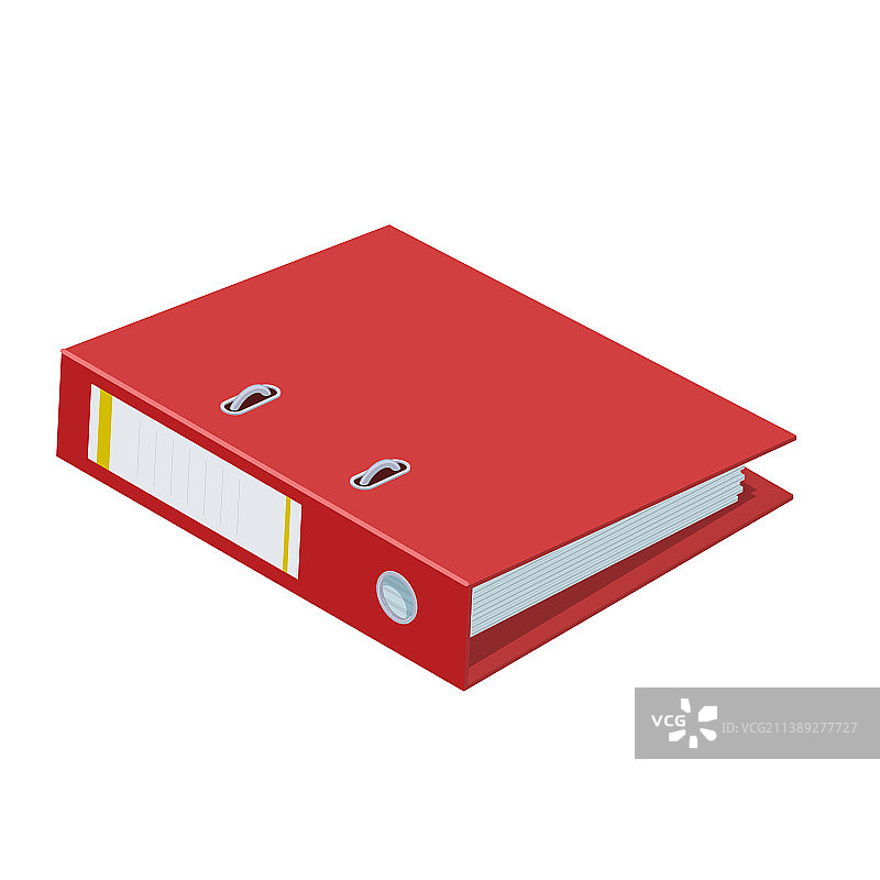 桌子上的红色文件夹图片素材