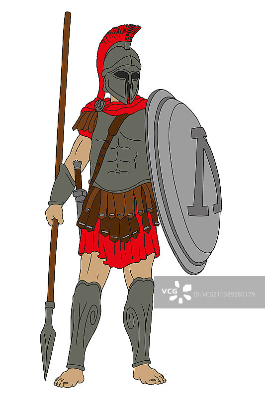 古希腊战士图片素材