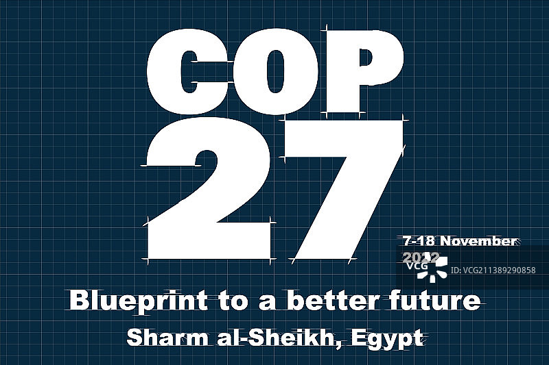 《联合国气候变化框架公约》第二十七次缔约方大会，埃及沙姆沙伊赫，11月7-18日图片素材