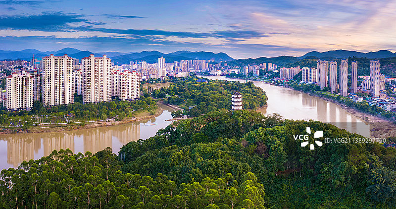 福建三明永安北塔图片素材