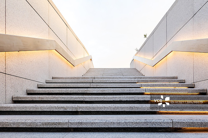 上海美术馆入口处图片素材