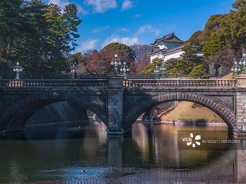 日本东京皇居外苑风光图片素材