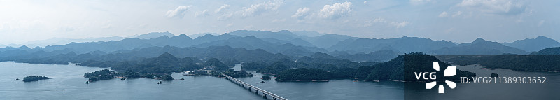 山水画卷 千岛湖图片素材