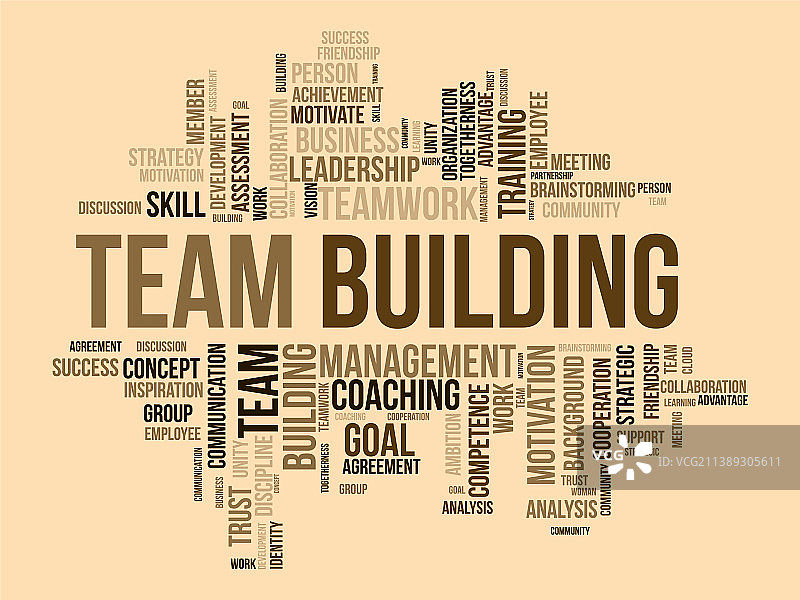 团队建设词云模板图片素材