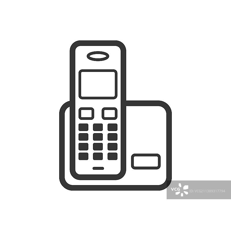 便携式电话轮廓图标图片素材