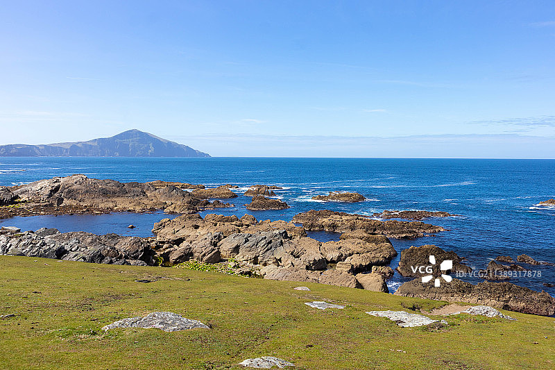 爱尔兰阿基尔岛海景图片素材