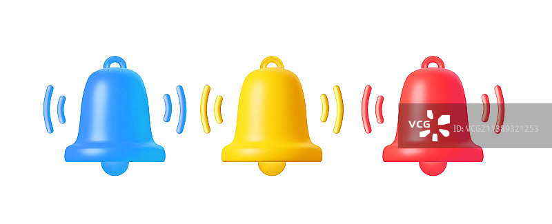 铃铛图标组合图片素材