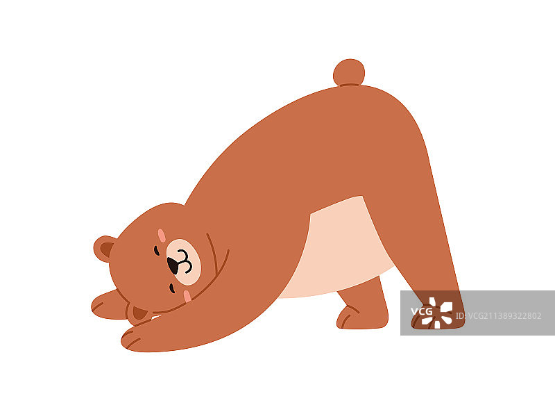 可爱的婴儿熊玩耍嬉戏图片素材