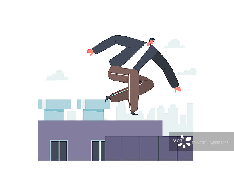 跑酷极限技巧街头男子人物图片素材