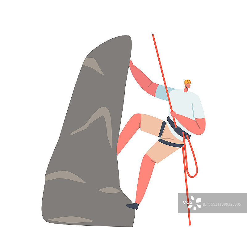 极限运动徒步休闲活动概念图片素材