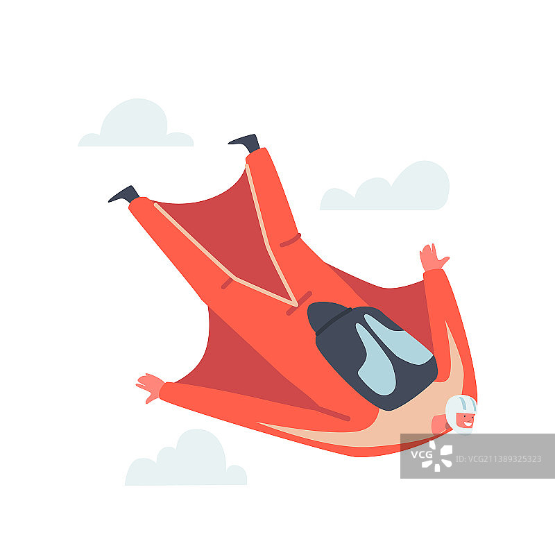 翼装飞行极限运动图片素材