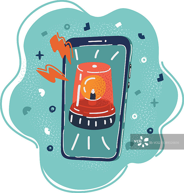 闹钟概念手机图片素材