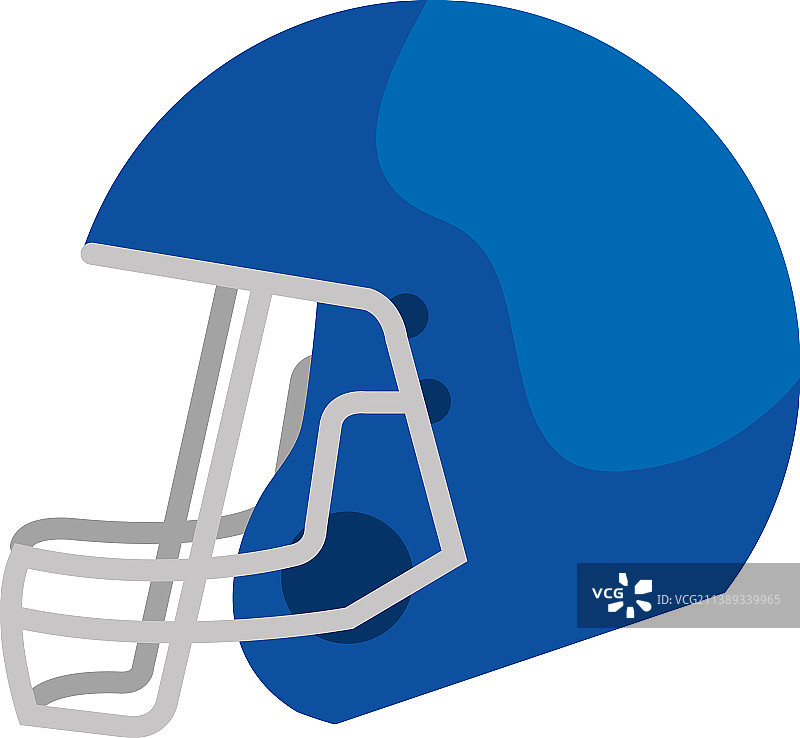 美式橄榄球蓝色头盔图片素材
