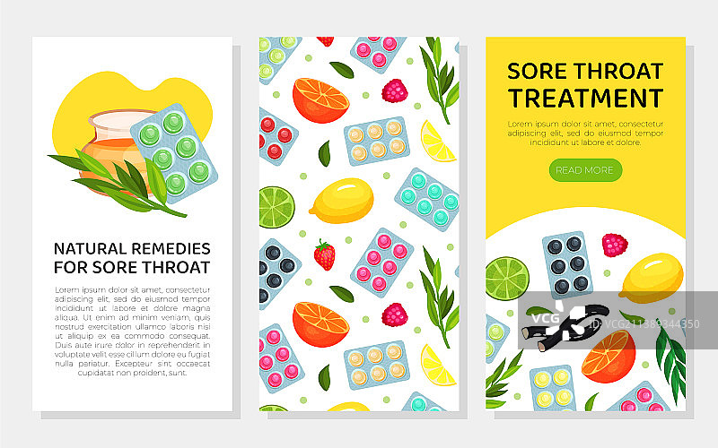 治疗喉咙痛的自然疗法banner图片素材