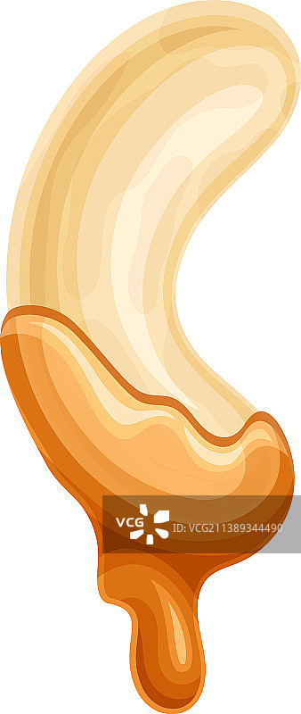 含融化巧克力营养腰果图片素材