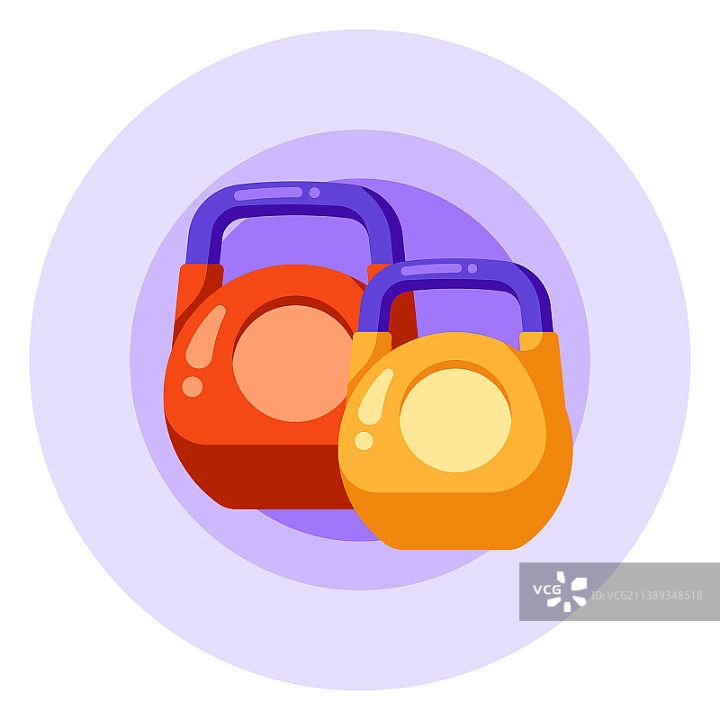 壶铃健身器材图片素材