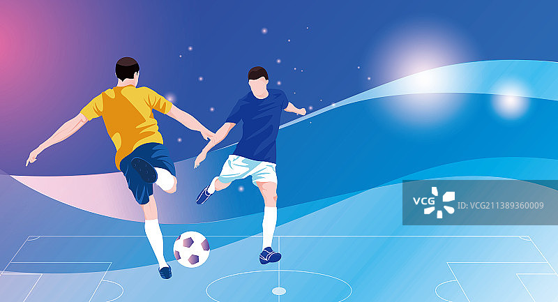 世界杯足球运动员人物矢量海报图片素材