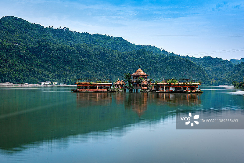 槽渔滩风光图片素材