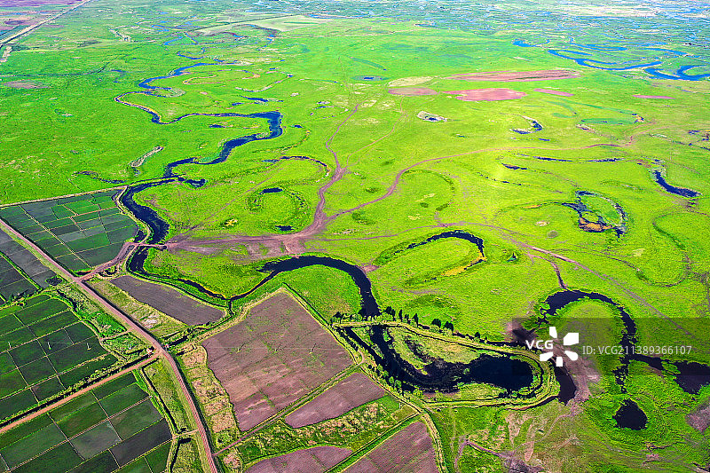 乌裕尔河风光图片素材