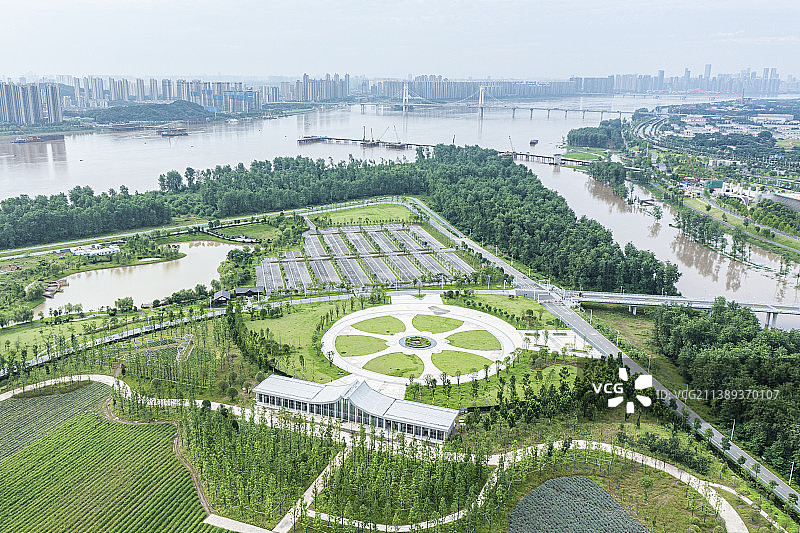 长沙望城区月亮岛体育公园图片素材