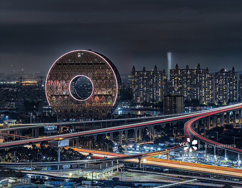 广州铜钱大厦（广州圆）图片素材