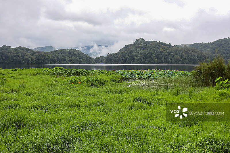 云南普洱思茅西盟县勐梭龙潭景区风光图片素材