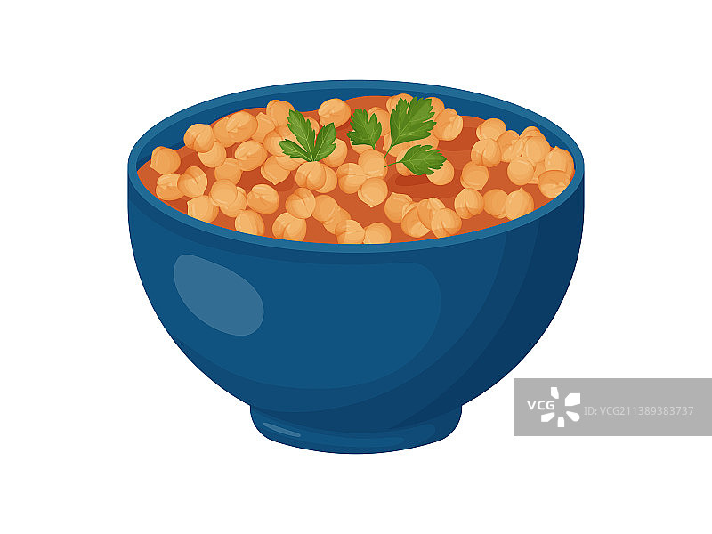 印度红鹰嘴豆马沙拉图片素材