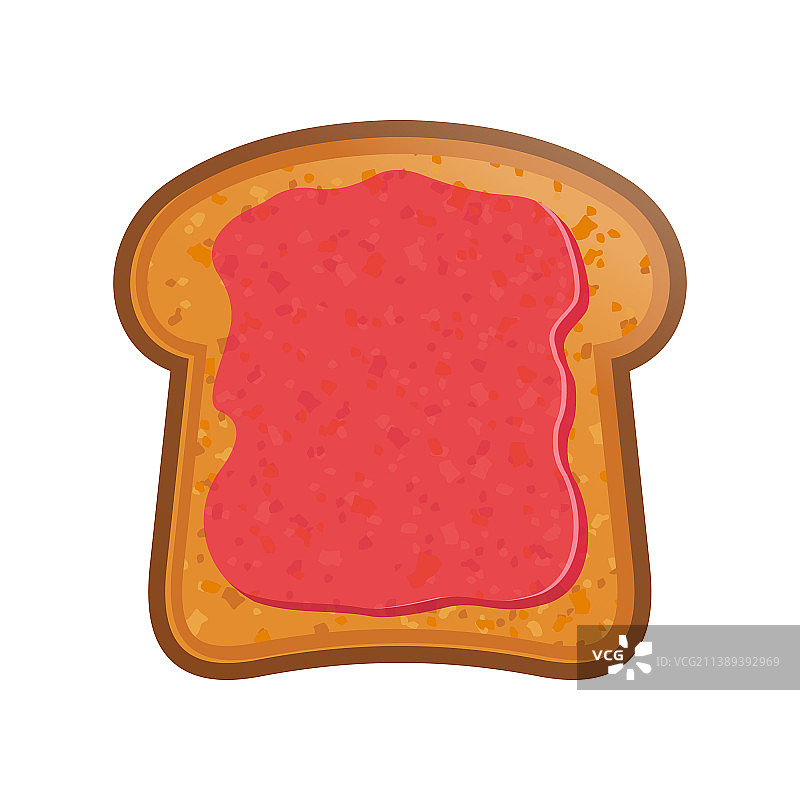 果酱吐司面包片图片素材