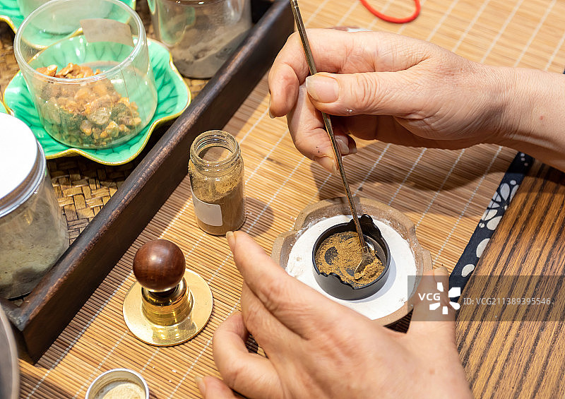 手工香道制作图片素材