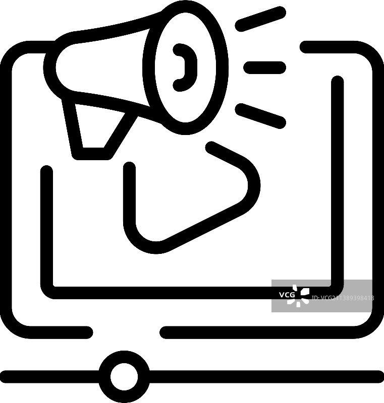 网络媒体图标，社交观点图片素材