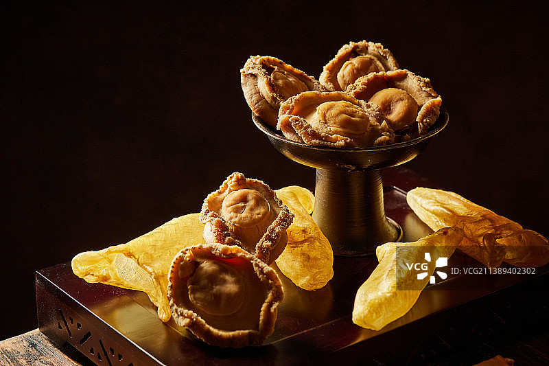 鲍鱼花胶鱼胶图片素材