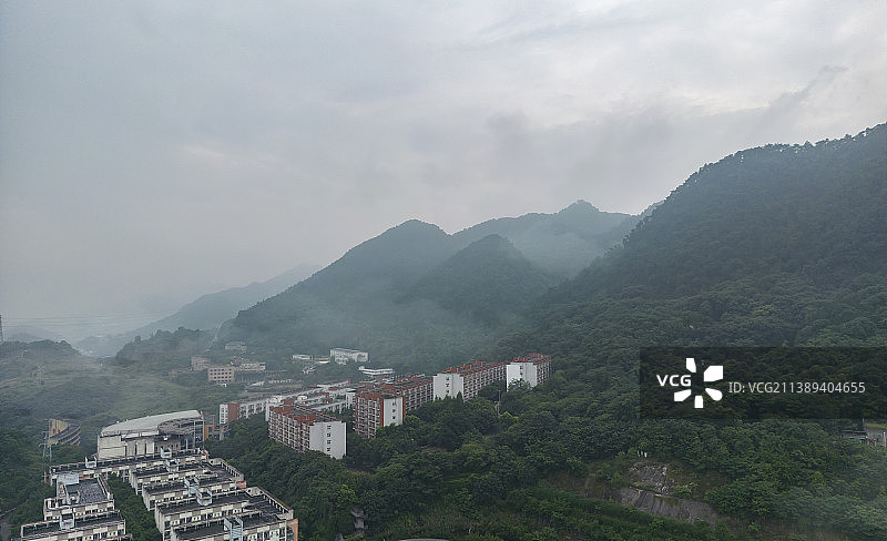 夏日雨后的重庆歌乐山国家森林公园图片素材