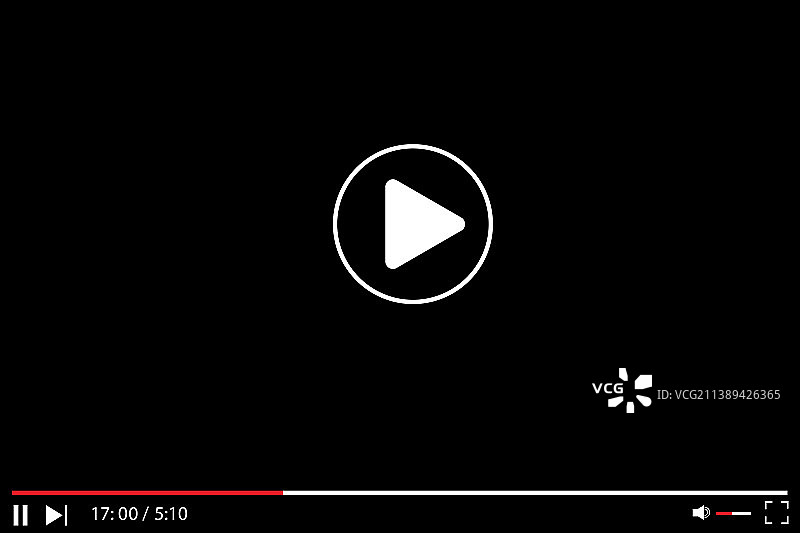 视频屏幕播放应用按钮图片素材