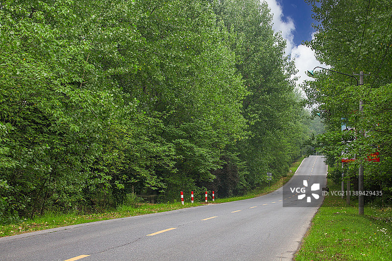 安徽合肥三十里岗-最美乡村公路图片素材