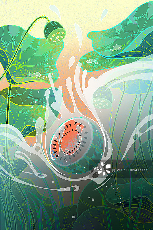 清凉一夏图片素材