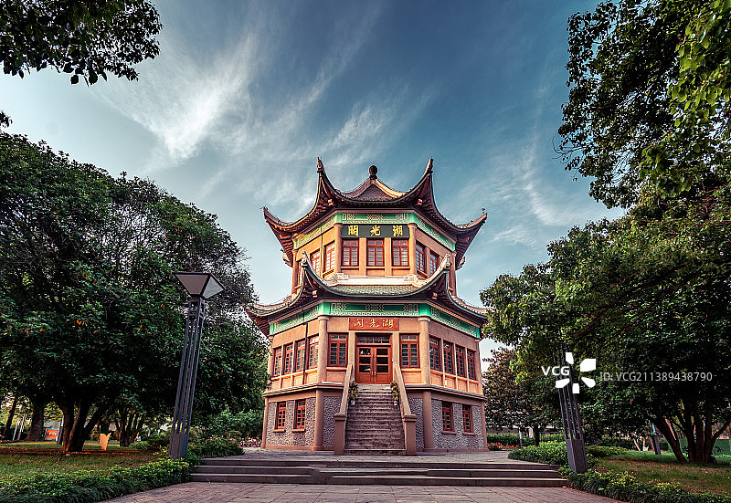 东湖风景区 湖光阁图片素材