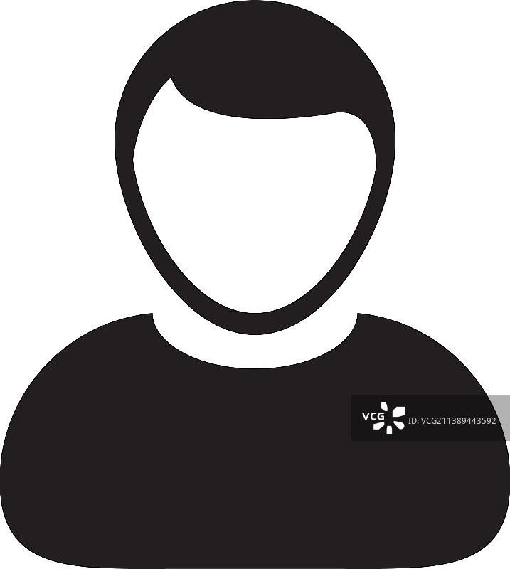男性用户个人资料头像客户图标图片素材