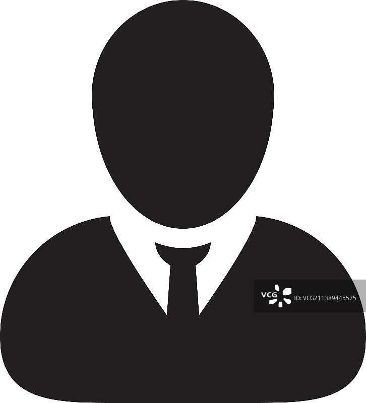 领导图标男性用户个人资料头像图片素材