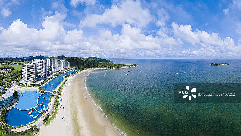 广东阳江海陵岛敏捷黄金海岸图片素材