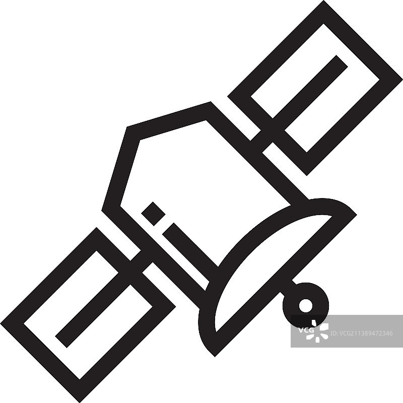 人造空间站卫星图标图片素材