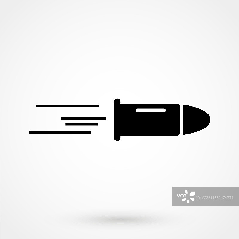 子弹飞行快速运动图标图片素材